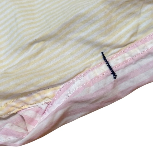 J.Crew Classic-Fit Cotton Poplin Shirt Cocktail Stripe Multicolor Size 12 Button - Picture 9 of 11